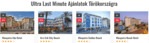 Ultra last minute ajánlatok