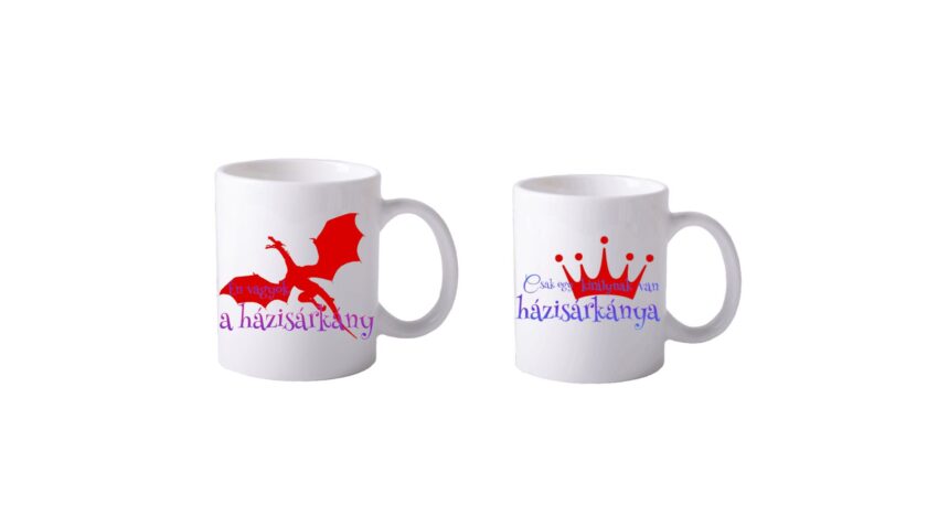 Páros bögre a Pixelspolo.hu póló nyomtatás kínálatában